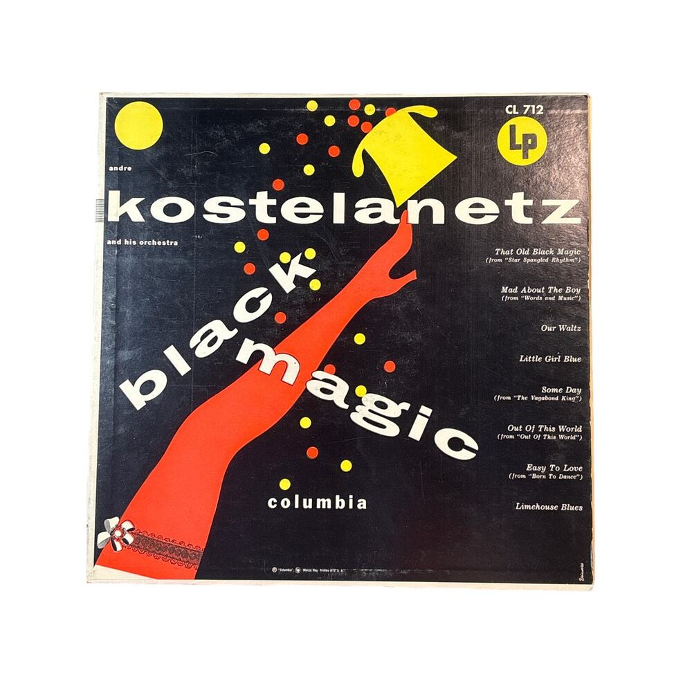 ANDRE KOSTELANETZ orchestra Black Magic (1953) Mono COLUMBIA LP retro vintage